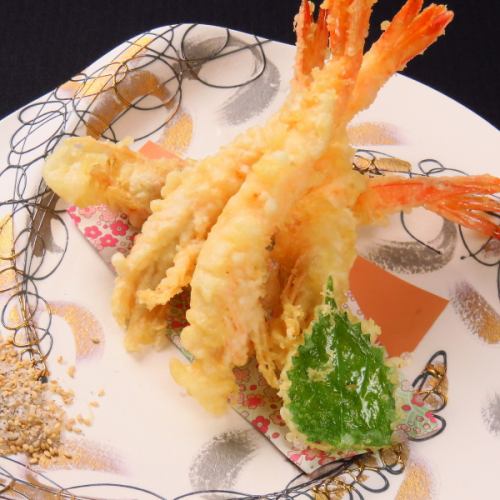Angel shrimp tempura