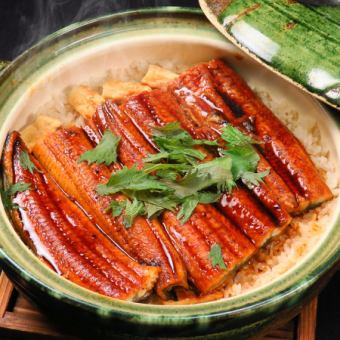 [Limited to 2 groups per day] [120 minutes all-you-can-drink included] 8,000 yen → 7,000 yen course with the most popular eel claypot rice and 8 types of sashimi including fatty tuna