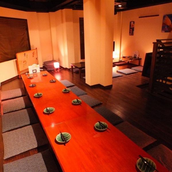 It is a Japanese-style seat that can be used up to 35 people on the second floor.Always crowded with banquets, girls' societies etc.I think that it will surely forget the time to change the atmosphere inside the shop and delicious cuisine and alcohol.