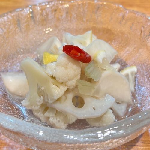 野菜の四川漬物