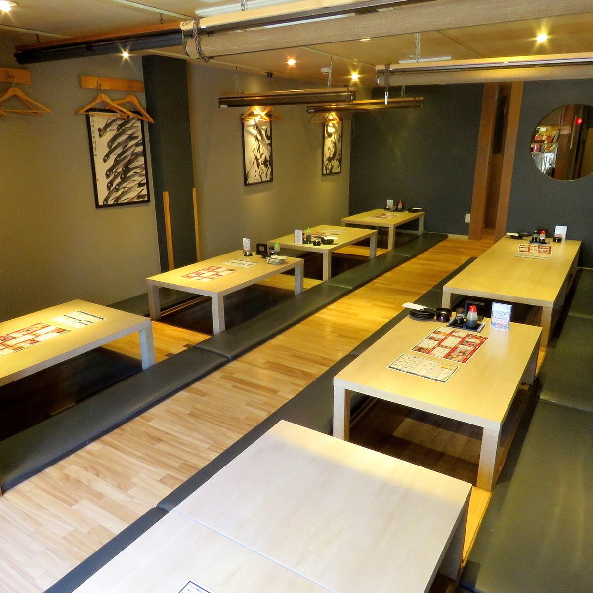 【個室完備】会社宴会など大人数での宴会にも安心！飲み放題も！