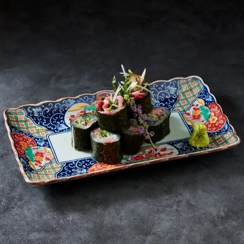 鮮魚の薬味あて巻き