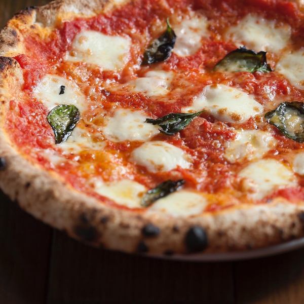 [Kiln-baked Neapolitan pizza] We offer pizzas baked in a kiln at 500 ° C! We are proud of our pizzas that are delicious even when cold.