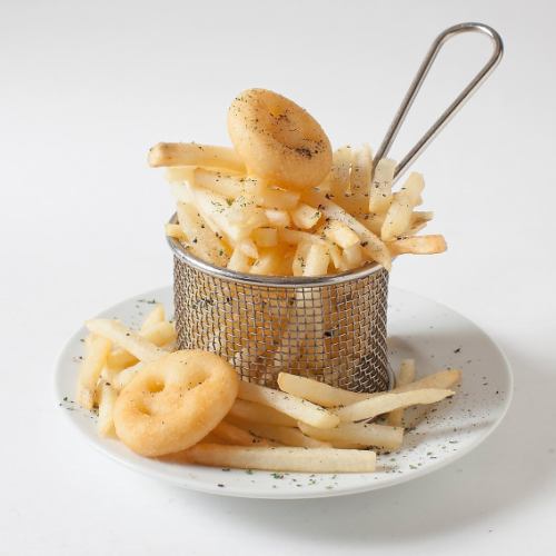 Truffle-flavored potato fries
