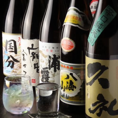 豊富なお酒とおつまみ！