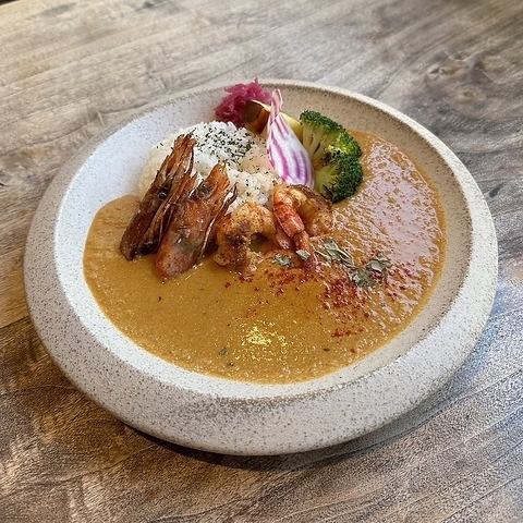 Shrimp spice curry