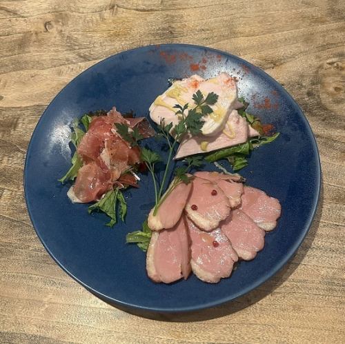Assortment of the above 3 types of ham