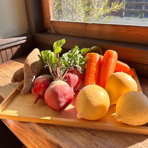 大量使用川越、埼玉的蔬菜！