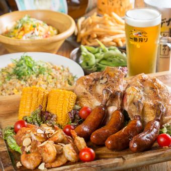 《120分飲み放題付き》涼しい店内で夏フェス気分!!手ぶらで楽しむ室内ビアガーデン