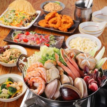 《120分飲み放題付き》プレミアムな贅沢海鮮鍋コース