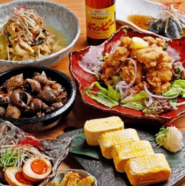 [Homemade chicken skin with ponzu sauce, etc.] A la carte items such as specialty dishes, side dishes to accompany sake, seafood and meat ☆