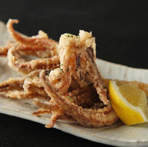 イカゲソ揚げ