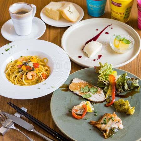 【プチ贅沢にデートやママ会に♪】一番人気のランチコース～Pranzo B～