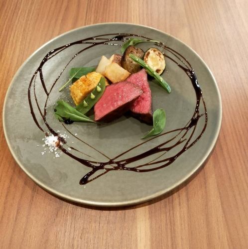 長野県産　黒毛和牛のステーキ