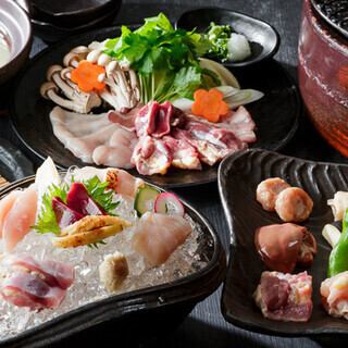 地鶏しゃぶしゃぶコース