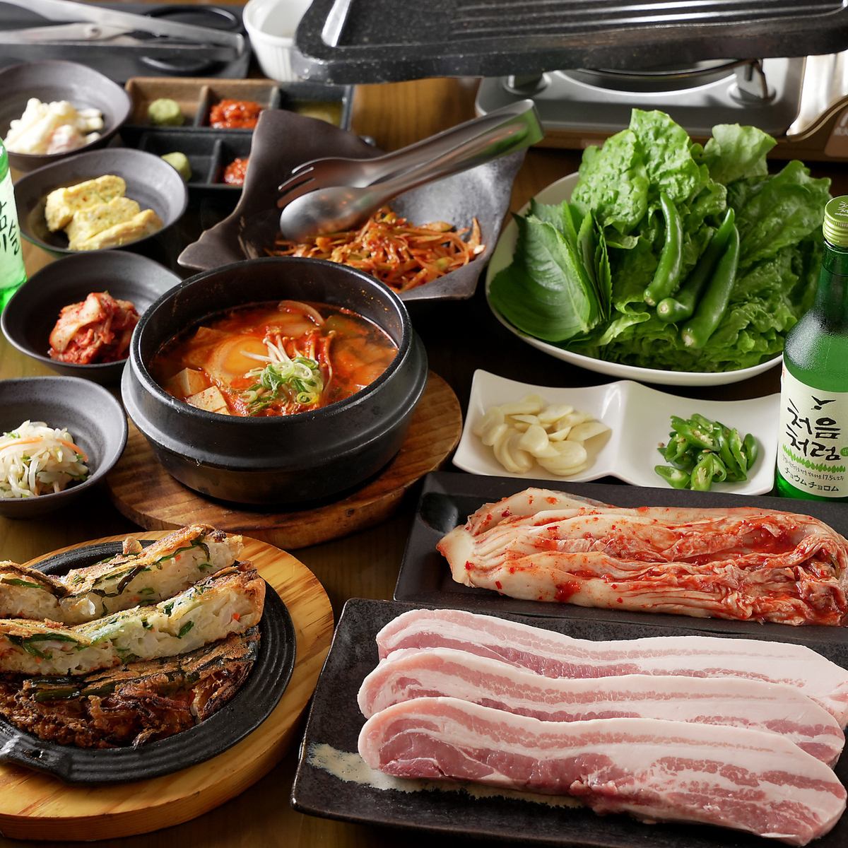 Enjoy authentic Korean cuisine as if you were in Korea! We also have a wide selection of Korean drinks!