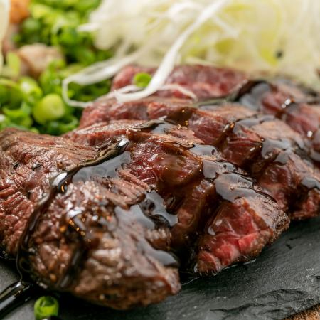【雅】鮮魚二種盛りに牛ハラミステーキ付き！2時間飲み放題8品3500円
