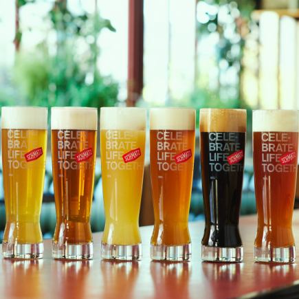 ヴァイツェンやIPAも飲み放題♪［軽食付き プレミアム飲み放題プラン／3000円］17時までのご入店