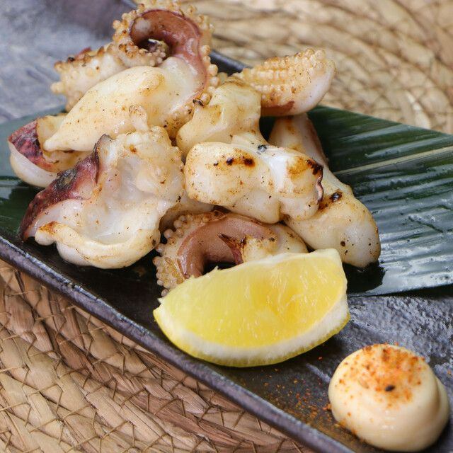 いかの下足塩焼き