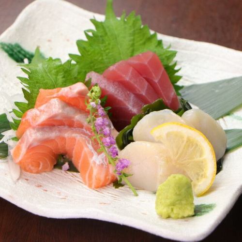 お造り3種盛り合わせ