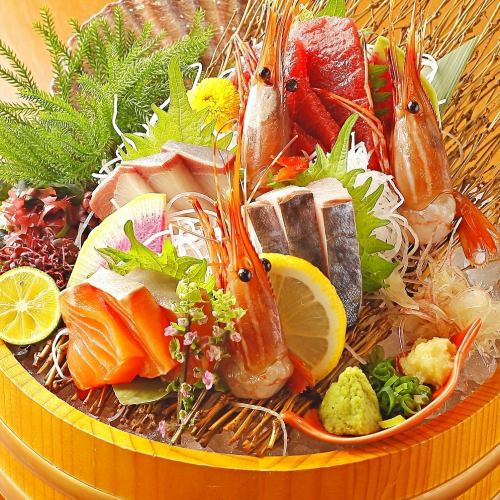 ◇Delivered directly from the fishing port! Confidence in freshness! ◇Must try! “Five types of sashimi sashimi platter” with excellent value for money
