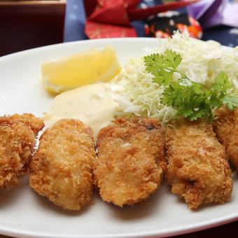4 fried oysters