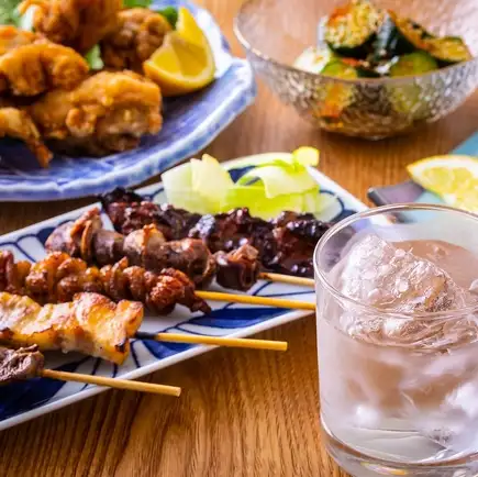 【2時間飲み放題付】まずはコレ！丸ちゃんの定番を楽しむ◎入門全7品コース【3380円】
