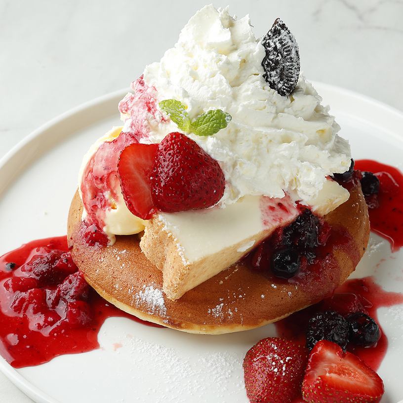 Perfect for lunch♪ Our signature pancakes have a crunchy and fluffy texture!