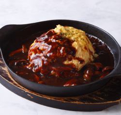 Demi-Omelette Rice