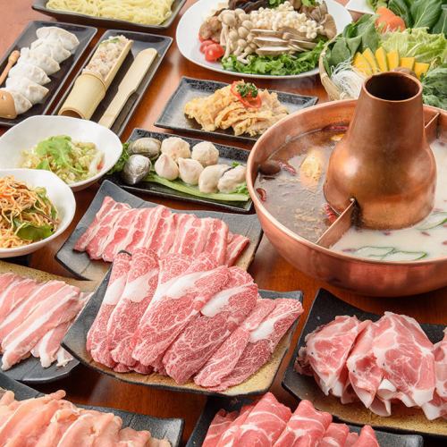 各種宴会にオススメ!【豪華コース】+1600円で2時間飲み放題付