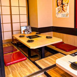 プライベートな飲み会にも◎最適な掘りごたつ席も多数ございます♪4名様からご利用頂けます♪