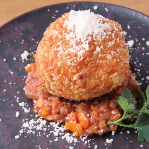 モッツァレラチーズ入りライスコロッケ (1個)