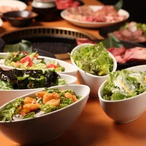 飲み放題付き ちょっと贅沢プラン 全メニュー食べ飲み放題コース3960円 税込4356円 カルビ市場 天神店