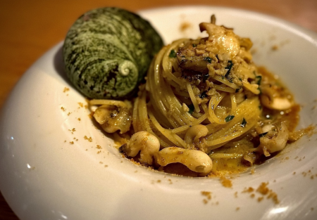 PASTA Abalone, Dried Boar Roe, Burnt Butter