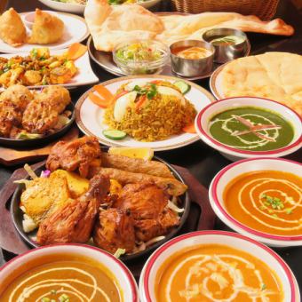 【コースB（フライドポテト食べ放題）】2時間飲み放題付き！お料理13品4480円→5480円