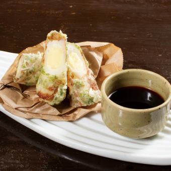 チーズちくわ磯辺揚げ