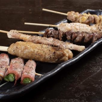 焼き鳥5種盛り
