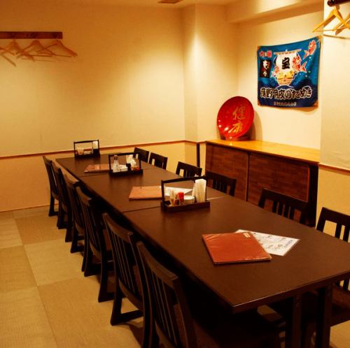 様々なシーンに対応する充実の個室を完備!