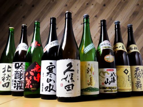 We offer famous sake from all over the country! All-you-can-drink of 130 types for 2,000 yen!