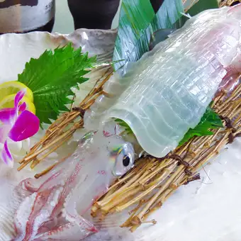 【月~木限定】ヤリイカ三昧!豪華8品 120分飲み放題付 九州男の本気イカ尽くしコース4400円税込