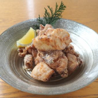 효고현 타지마산닭의 튀김