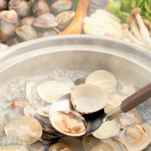 [Reservation required] Hama-shabu (approx. 30 clams, 900g)