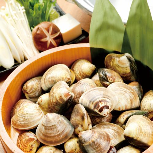 [Reservation required] Hama-shabu (approx. 50 clams, 1,500g)