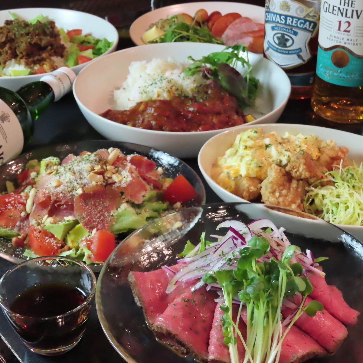 料理とお酒と一緒に、大人な時間をお過ごしください♪
