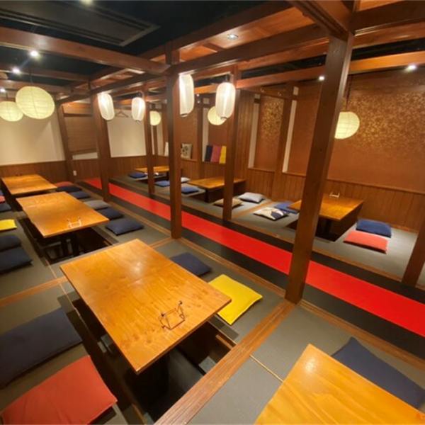 [Banquet for a large number of people is also possible ◎] We also have a tatami room type that seats 6 people comfortably!If you reserve the floor, you can seat up to 36 people!Even for companies, schools, and families. Easy to use and enjoy in a relaxed manner for all kinds of banquets★