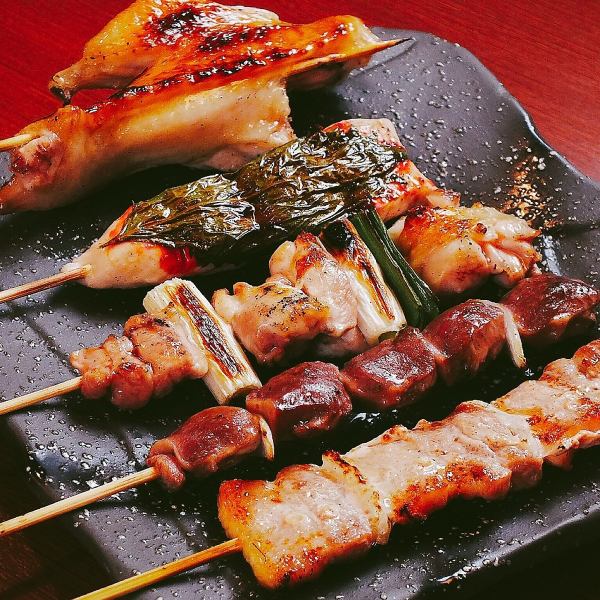 [Wagyu beef/local chicken/fish festival] Meat sushi, sushi, charcoal-grilled yakitori specialties + Japanese cuisine (157 dishes) all-you-can-eat and drink plan 3H5,000 yen ⇒ 4,000 yen included