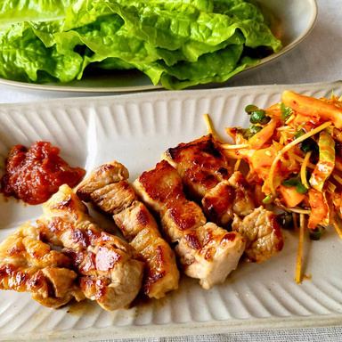 厚切りサムギョプサル（皿）