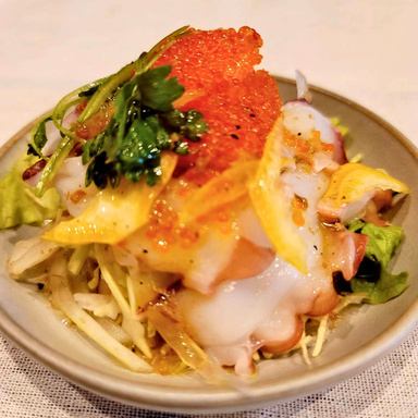 生タコカルパッチョ (イタリア風)