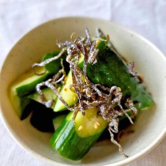 しお昆布キュウリ