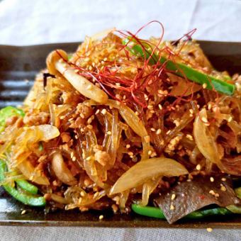 彩り野菜のチャプチェ